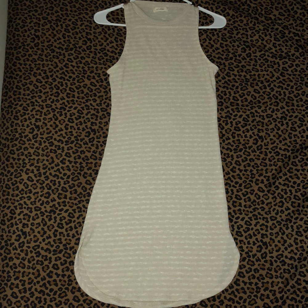 Light Cream Dress Midi Size